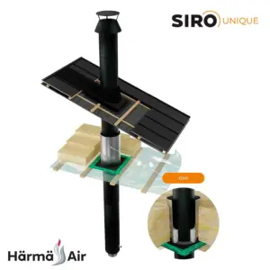Savupiippu Härmä Air Siro Unique Ø150mm
